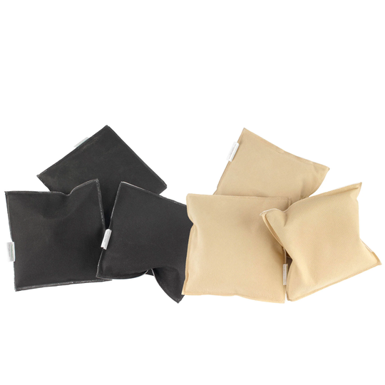Bamboomn Activated Bamboo Charcoal Odor Absorbing Moisture Eliminating Square Pouch, 100G Per Bag