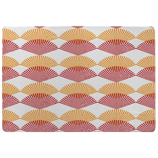 Nelms Orange/Red Area Rug