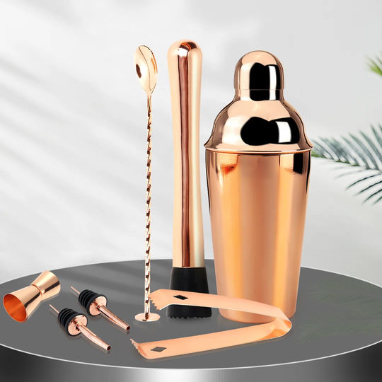Sylas 7 Piece Stainless Steel Cocktail Making Set