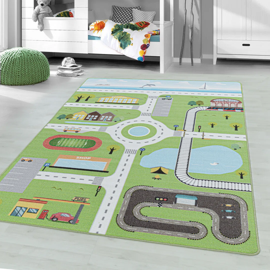 Ivybridge Flatweave Green Rug
