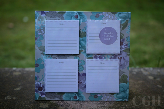 Blue Rose Note Set Magnetic, Fridge Magnet