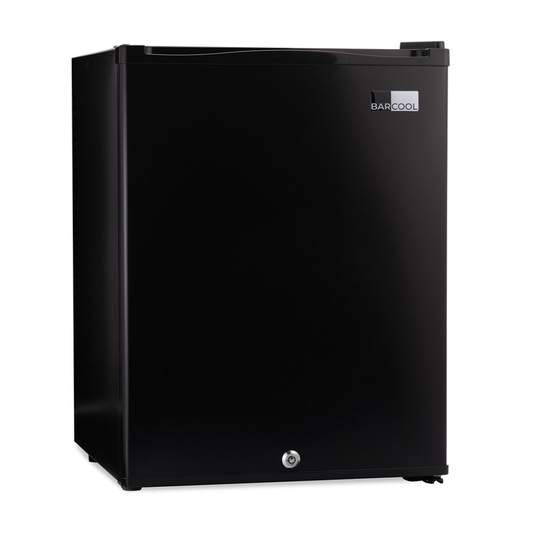 Barcool Bar40 LED Mini Bar Fridge Black - 100% Silent - 40 Litre