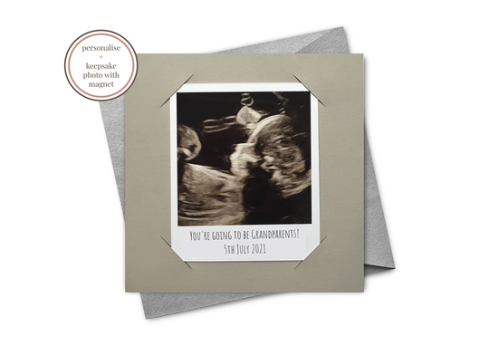 Surprise Pregnancy Announcement Card - Reveal We're Pregnant Expecting