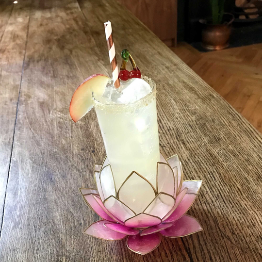 Lotus Flower High Ball - Pink