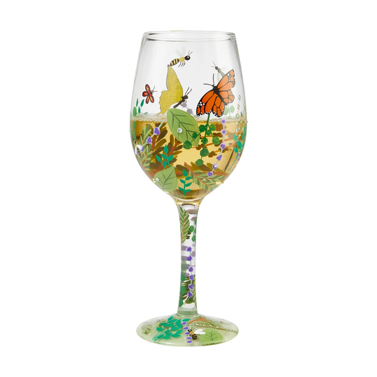 Lolita Butterflies 230ml All Purpose Wine Glass