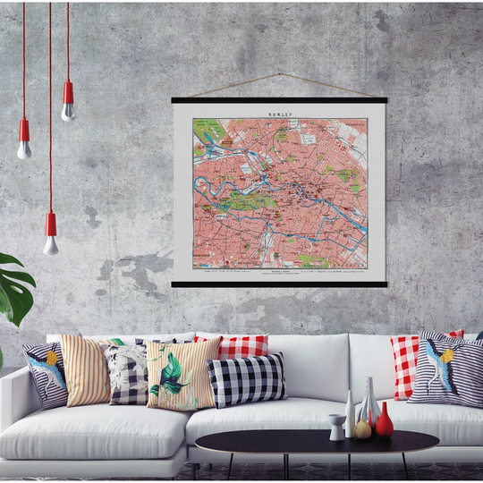 'Berlin' Graphic Art Print Poster