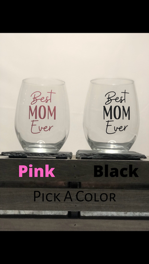 Mothers Day Gift Idea, Two Glasses For Under 20 Dollars, Easy Mothers Gifts, Wine