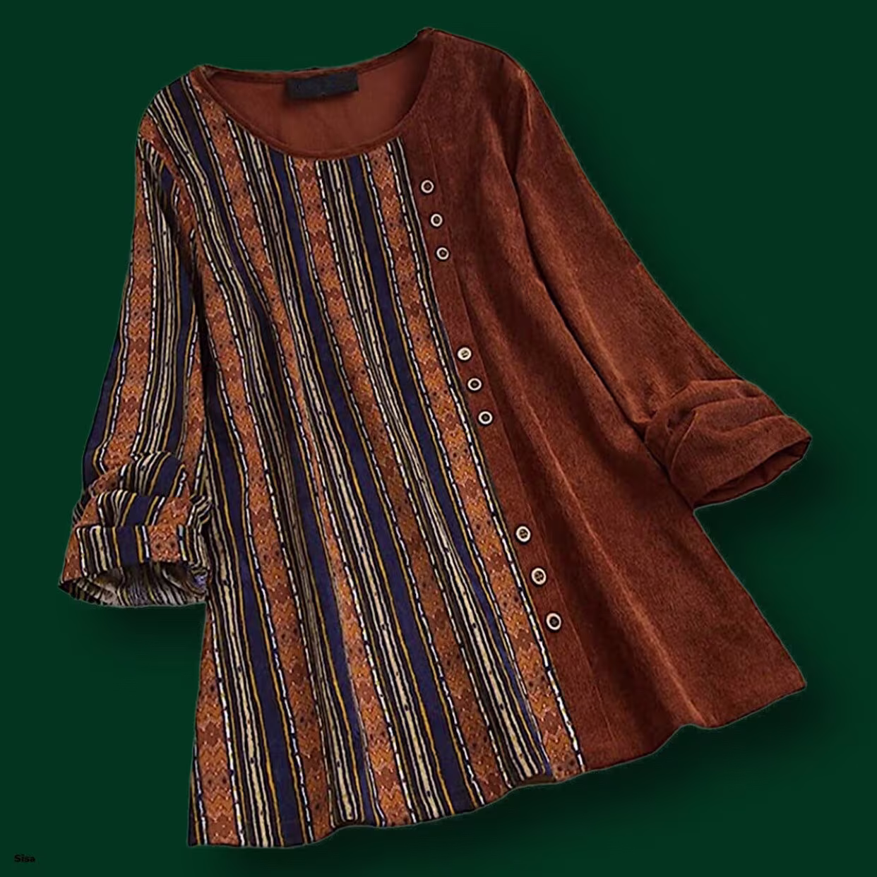 Patchwork Women's Shirt