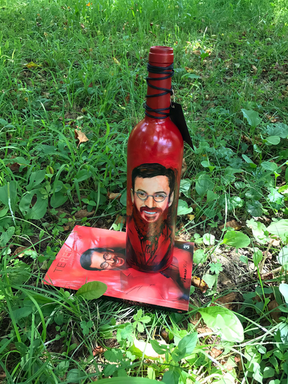 Custom Painting From Photo On Bottle Father Of Bride Gift | Groom The For Sympathy