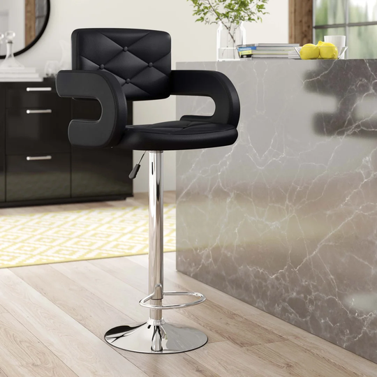Boville Adjustable Swivel Bar Stool