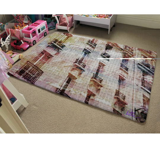 Blaney Sarahs Vision Designer Shaggy Grey/Green Rug