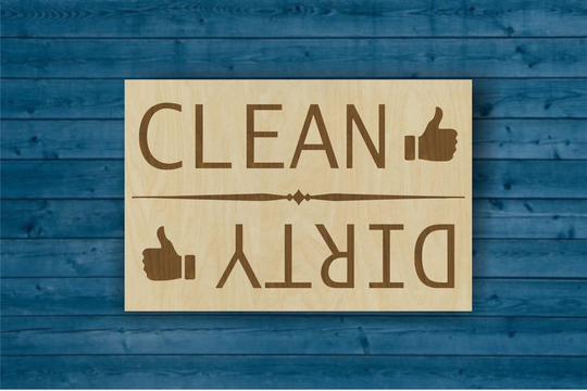 Clean/Dirty/Dishwasher/Magnet/Kitchen/Household/Housewarming/Home/Decor./Gift