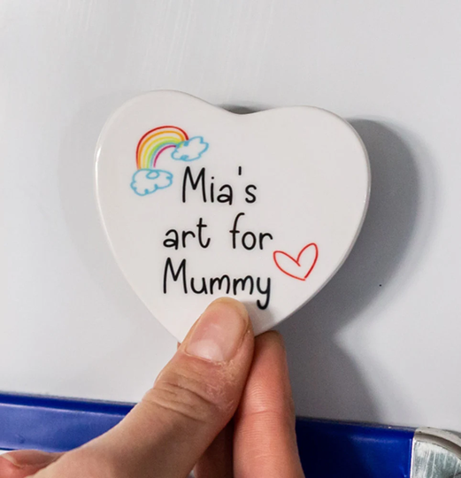 Personalised Magnet For Mum/Mummy/Nan/Gran, Fridge To Display Child's Art