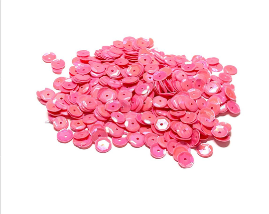 Opaque Iridescent Mambo Melon Sequins Multiple Sizes Available
