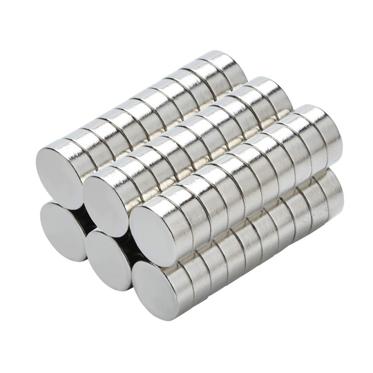 Yizhet 50pcs N38 Neodymium Strong Magnets Cylinder Fridge Magnets Rare Earth Disc Magnets 8 x 3 mm for Arts, Crafts, Hobbies,...