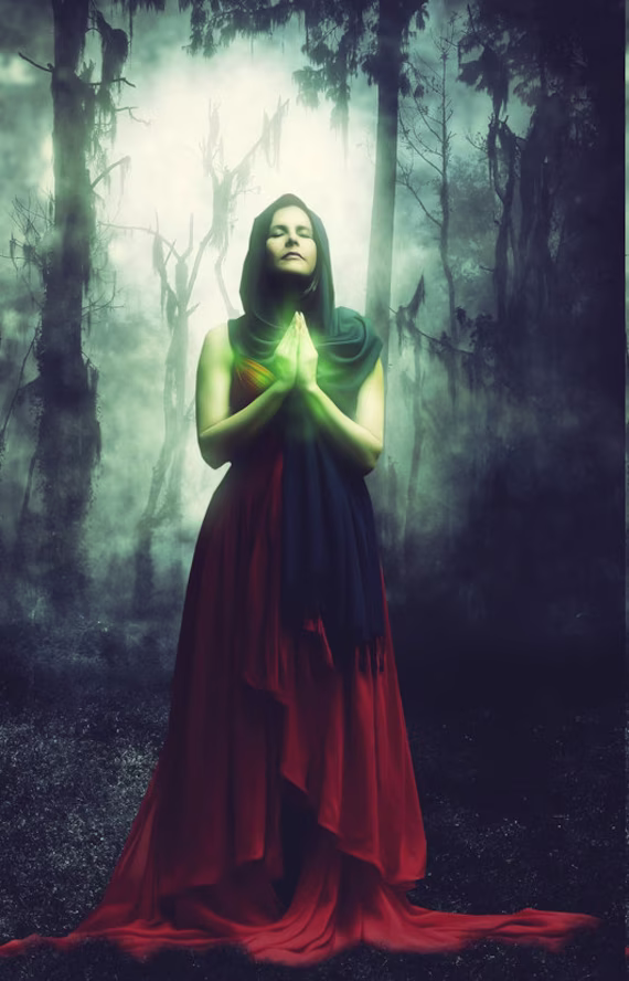 Priestess Fridge Magnet Witchy Homeware Home Decor Witchcraft