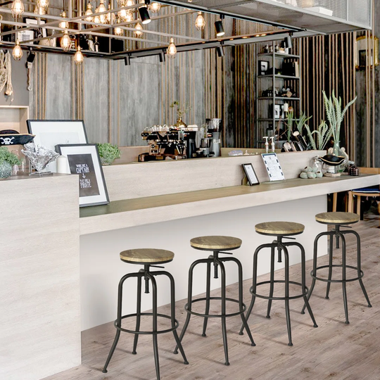 Tammo Height Adjustable Swivel Bar Stool