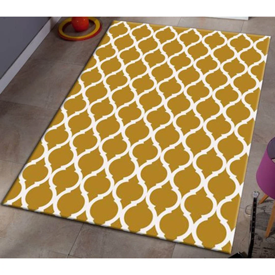 Borrego Flatweave Yellow/White Rug