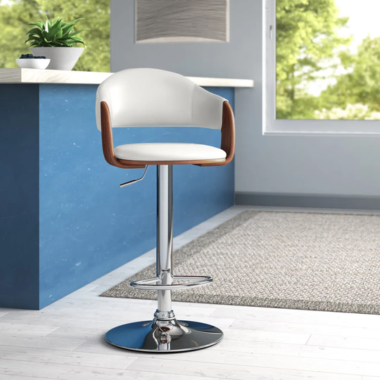 Claireville Height Adjustable Swivel Bar Stool