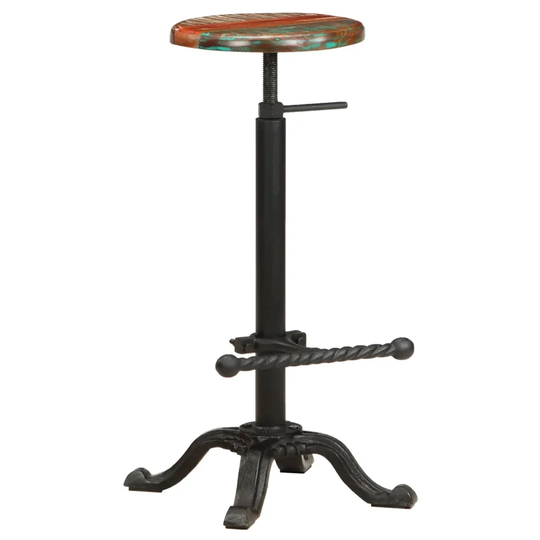 Lareina Solid Wood Adjustable Height Stool