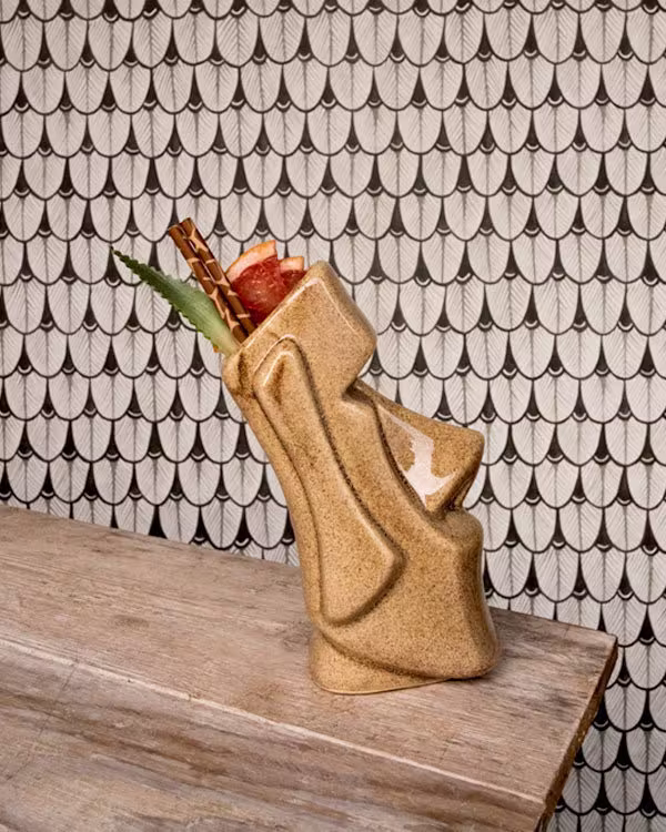 Moai Tiki Mug Oatmeal