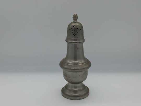 Antique Large Decorative Metal Shaker Pot. Richard B Wigenll & Son. Plymouth