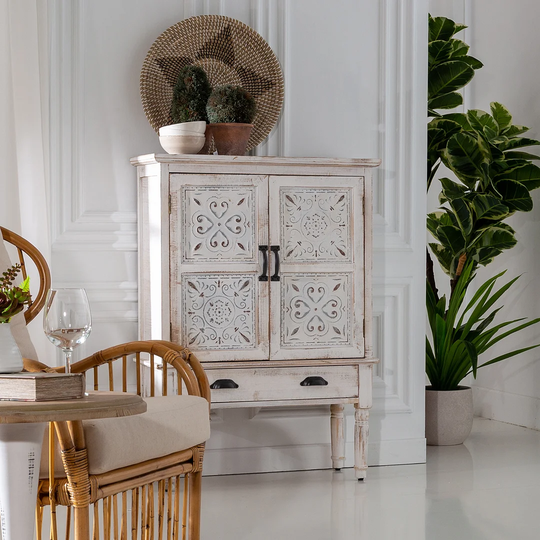 Lombardo 80Cm Wide 1 Drawer Highboard