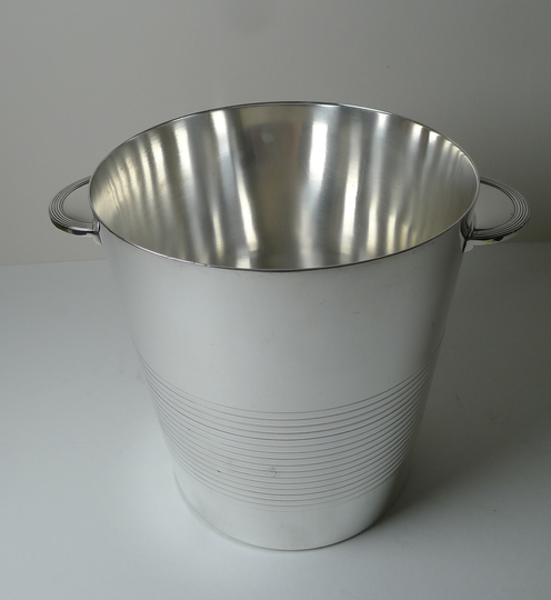 Luc Lanel For Christofle - Champagne Bucket/Wine Cooler Vulcan C.1940