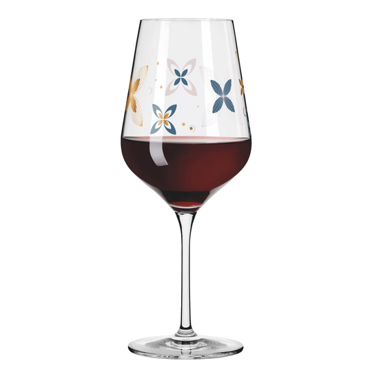 RITZENHOFF Heart Crystal Red Wine Glass #9 by Carolin Oliveira, 570ml, in a gift box