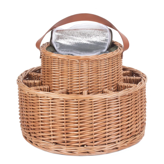 Tweed Chilled Garden Party Picnic Basket