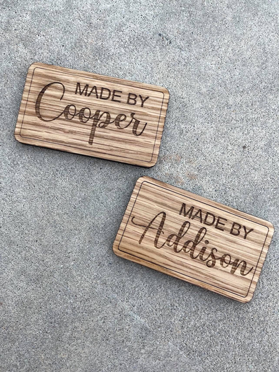 Fridge Artwork Magnet, Kids Artwork, Wooden Customized Magnet
