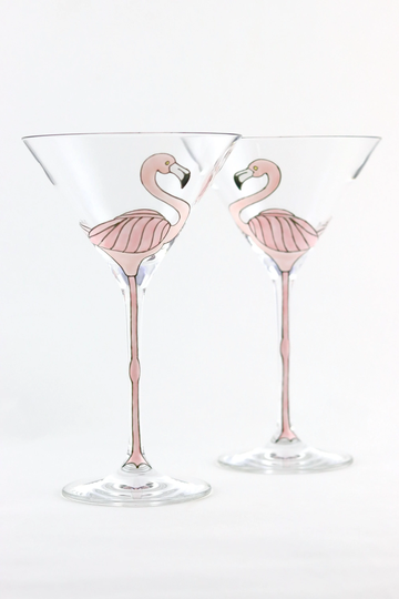 Flamingo Cocktail Glass