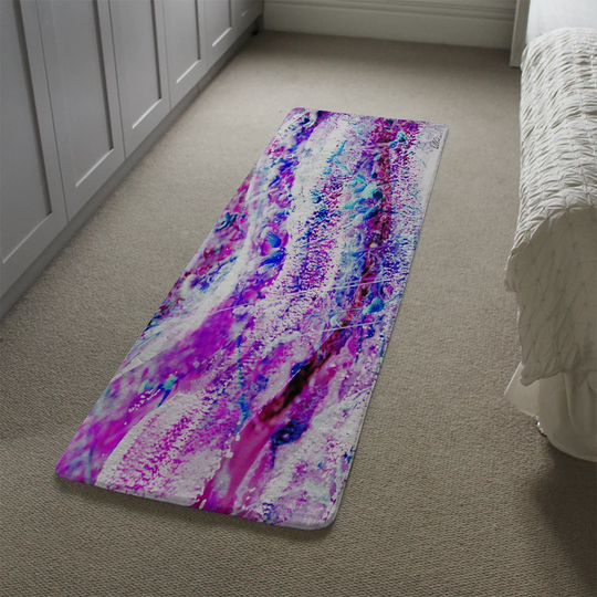 Mallette Wilderness Designer Shaggy Purple/Blue Rug