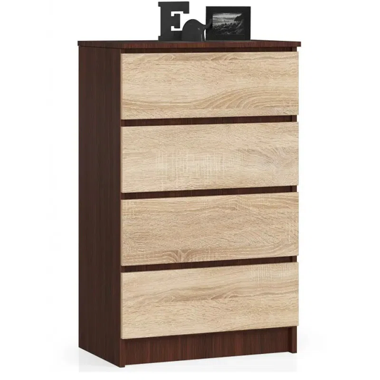 Chest Of Drawers, Dresser With 4 Drawers 99 x 60 x 40 cm