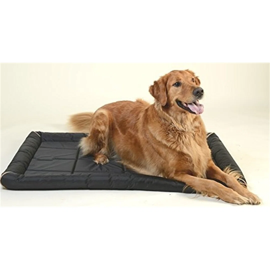 Ultra Supreme Crate Mat (Large=89 Cm X 61 Cm, BLACK) Kennel, Cage Mat, Dog Mat, Pet Mat, Cat Mat. Heavy Duty Materials,Water Resistant,Non-Slip Bottom