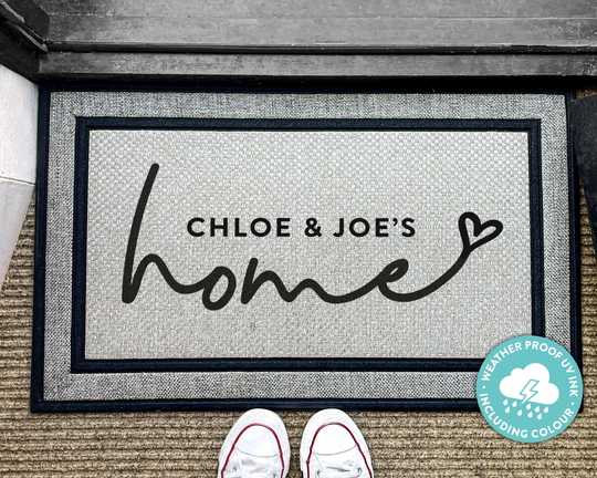 Wedding Gift - Outdoor Personalized Rug Doormat Bridesmaid Washable Custom Door Mat Welcome