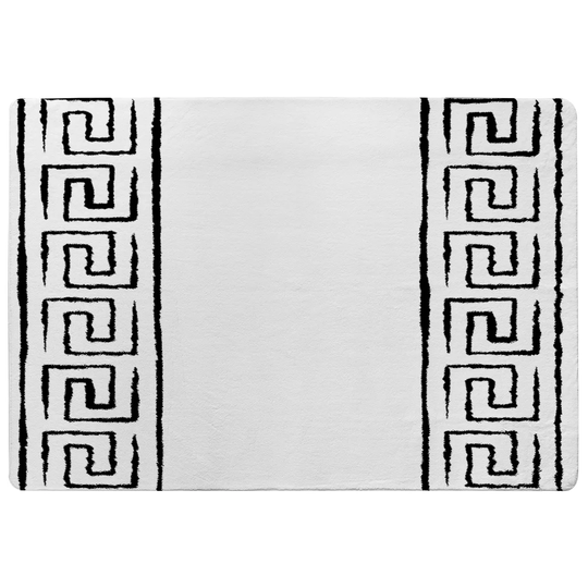 Nicol Shaggy White Area Rug