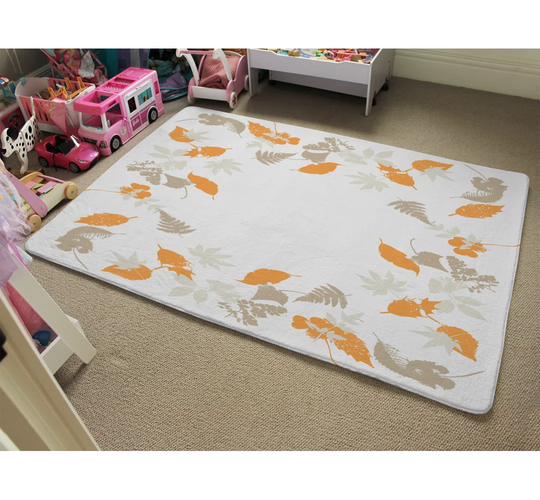 Nazario Shaggy White Area Rug