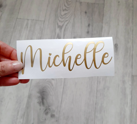 Custom Name Vinyl Sticker- Bridesmaid Proposal Decal - Wedding Decor Label Wine Glass Decal- Gift Box Place Stickers