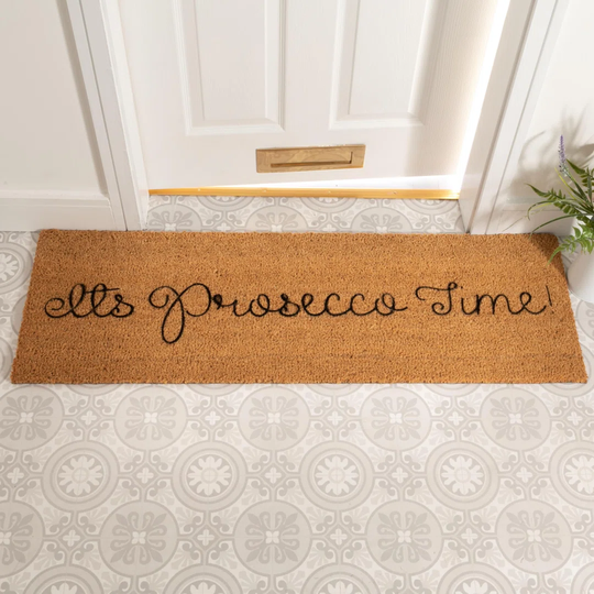 Emiliah It's Prosecco Time Doormat