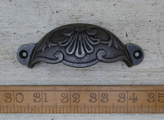 Fancy Swirl Antique Style Cast Iron Cup Handle 115mm Upcycle Pack Of 1 Or 10