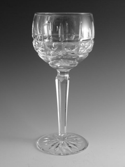 Waterford Crystal - Kylemore Cut Hock Wine Glass/Glasses 7 3/8