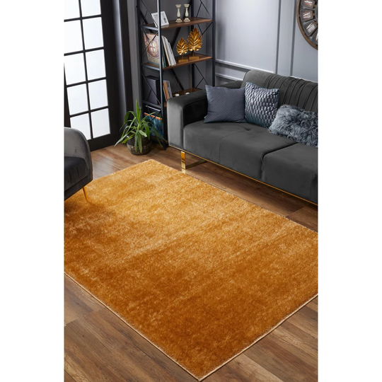 Paris Living Room Gliiter Shimmer Plain Area Rugs