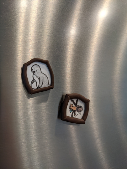 Penguin & Mouse Magnets