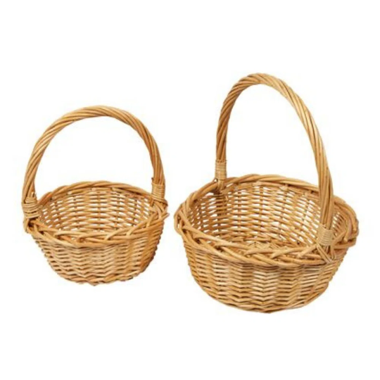 Wicker 2 Piece Picnic Basket Set