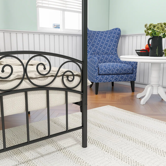 Acxel European Single (90 X 200Cm) Canopy Bed