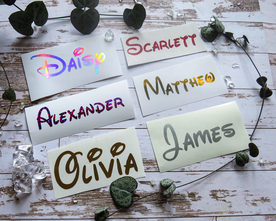 Personalized Vinyl Name Decal Stickers | Custom Tumbler Cup Sticker Label Hen Party Wine Glass