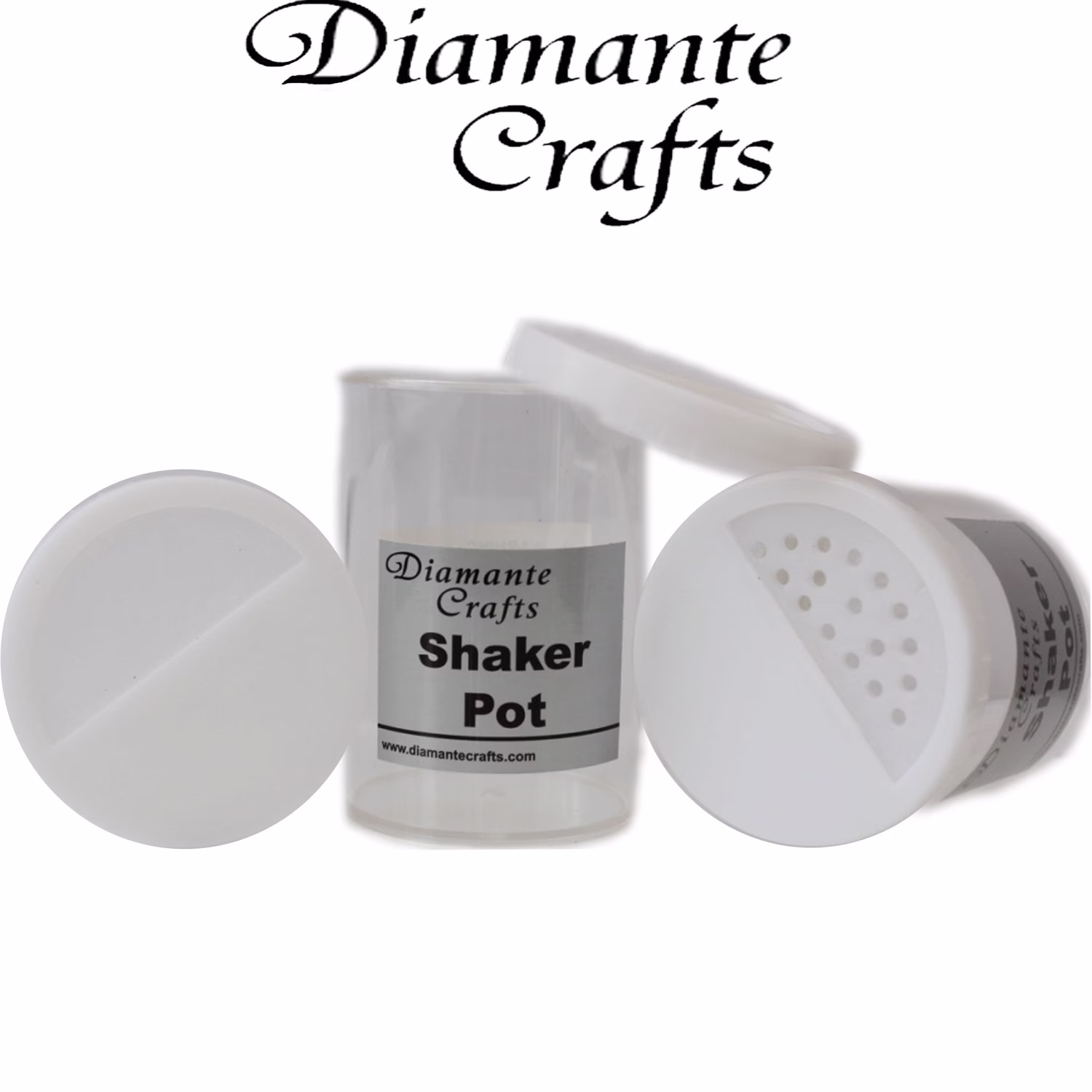Empty Glitter Shaker Pots - Holds 100 Grams Ml Choose Quantity