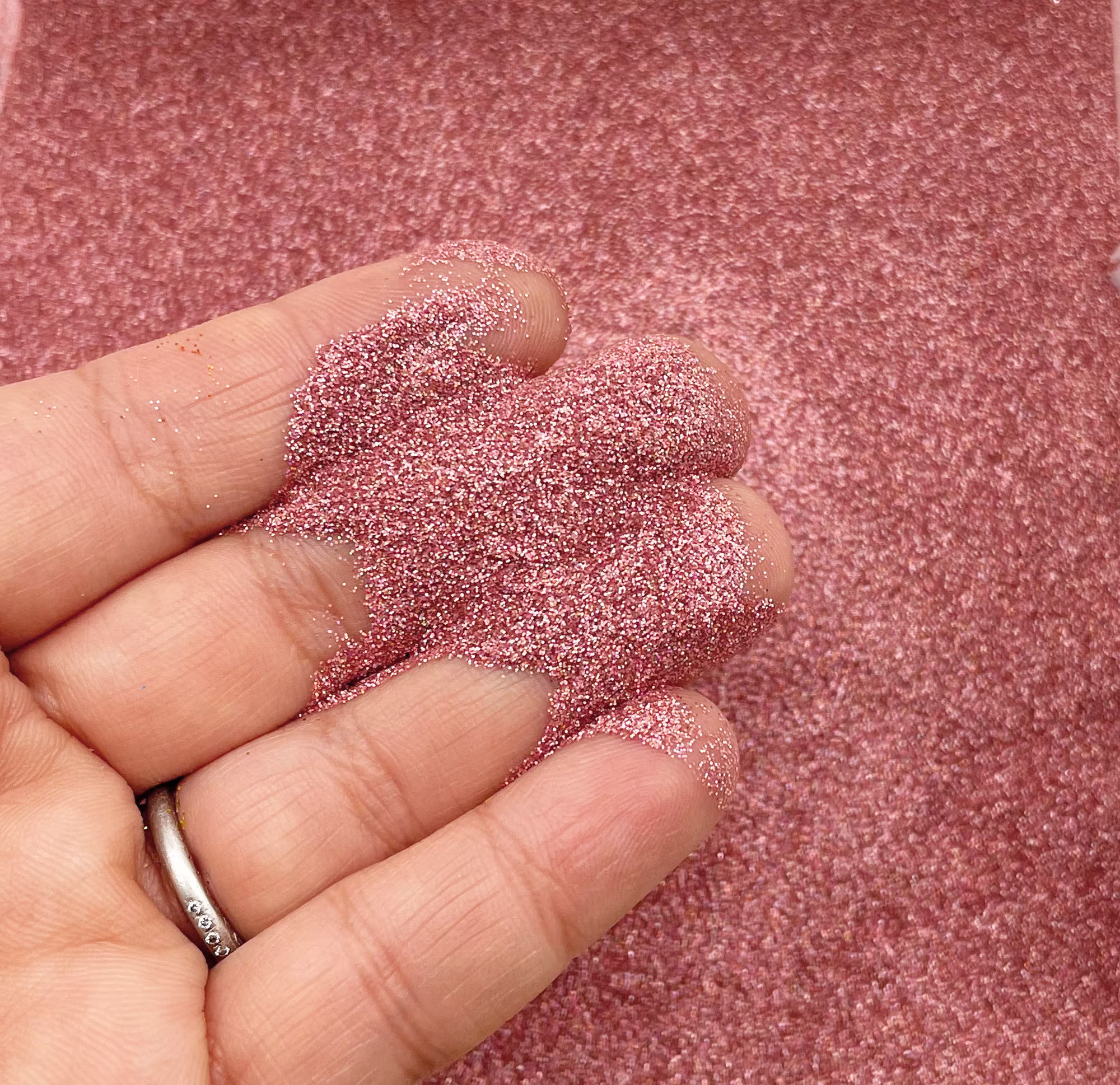Holo Pink Micro Glitter Pixie Dust Solvent Resistant Glitter, Pick Your Amount, Shaker Mix, Kawaii F632