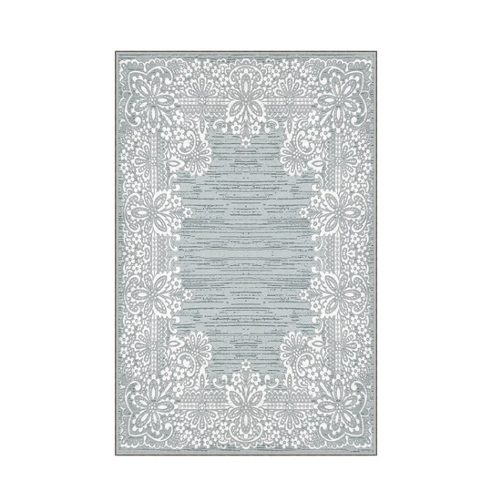 Keila Flatweave Blue/White Rug